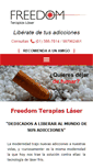 Mobile Screenshot of freedomterapiaslaser.com